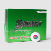 Uw Business Logo Hier Srixon Soft Feel 12 Pack Golfballen (Verpakking)