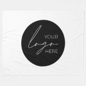 Uw Business Logo Promotion Business Company Fleece Deken (Voorkant (Horizontaal))
