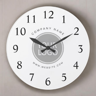 Uw Business Logo Promotion Business Company Grote Klok
