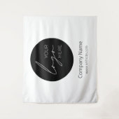 Uw Business Logo Promotion Business Company Wandkleed (Voorkant)