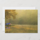 Uw Camping Foto Verjaardag Uitnodiging (Achterkant)