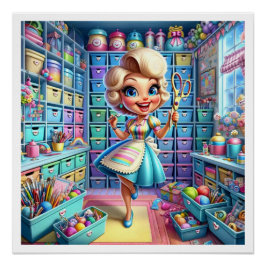 Uw charmante ambachtelijke serie perfect poster