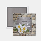 Uw Citaat op Stone Moederdag Magnet Magneet (Voorkant / Achterkant)