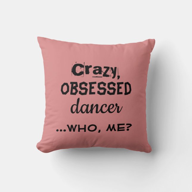 Uw Colour Dance Pillow Crazy Dancer Home Decor Kussen (Voorkant)