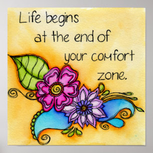 Uw Comfort Zone Poster