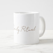 Uw dagelijkse ritueel extra grote beker (Voorkant rechts)