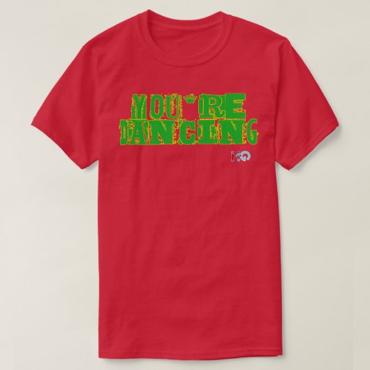 Uw Dancing Hipster Golf T-shirt (Design voorkant)