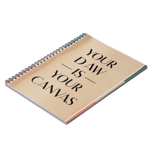 Uw DAW is uw canvas optie 2 Notitieboek (Linkerzijde)