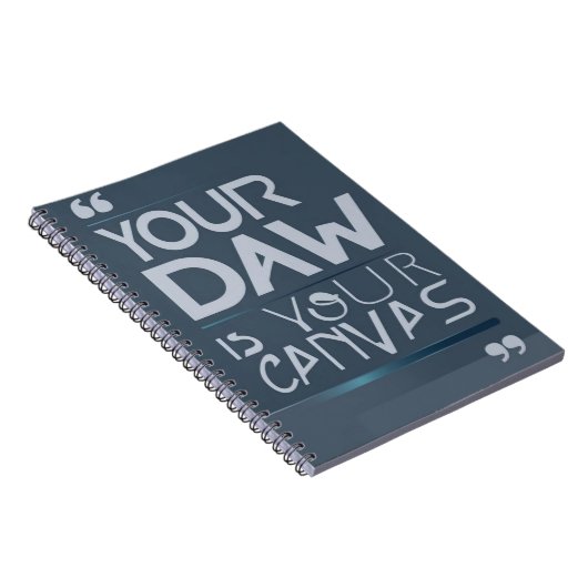 Uw DAW is uw canvas optie 3 Notitieboek (Rechterzijde)