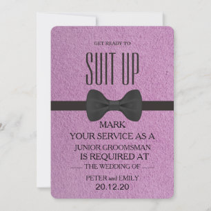 Uw dienst als Groomsman Kaart