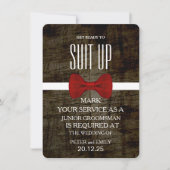 Uw Dienst als Groomsman Uitnodiging (Voorkant)