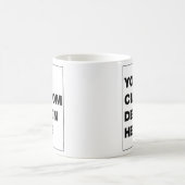 Uw douaneontwerp of Logo Koffiemok (Center)