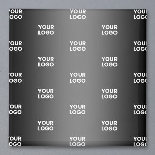 Uw eenvoudige herhalende Logo Verloop zwart en g Magneet