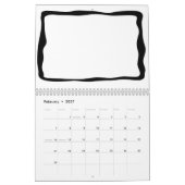 Uw eigen agenda tekenen kalender (Feb 2027)