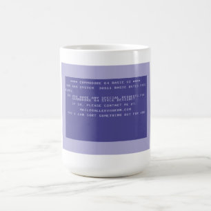 Uw eigen commodore 64-ontwerp aanvragen koffiemok