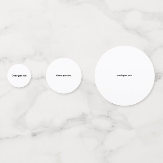 uw eigen confetti (Achterkanten)