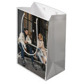 Uw eigen foto ontwerpen medium cadeauzakje (Achterkant Gekanteld)