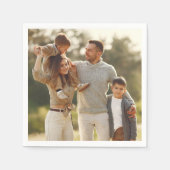 Uw eigen foto ontwerpen servet (Voorkant)