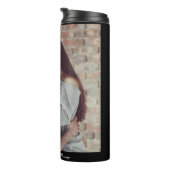 Uw eigen foto ontwerpen thermosbeker (Geroteerd rechts)