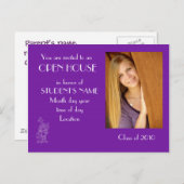 Uw eigen foto - Open huis briefkaart (Voorkant / Achterkant)