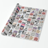 Uw eigen foto's | Huwelijk 51-Afbeelding Collage G Cadeaupapier (Uitgerold)