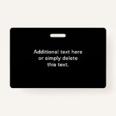 Uw eigen geüploade QR-code en bewerkbare retro-tek Badge (Achterkant)