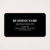 Uw eigen geüploade QR-code en bewerkbare retro-tek Visitekaartje (Achterkant)