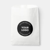 Uw eigen geüploade zakelijke Logo met bewerkbare t Bedankzakje (Voorkant)