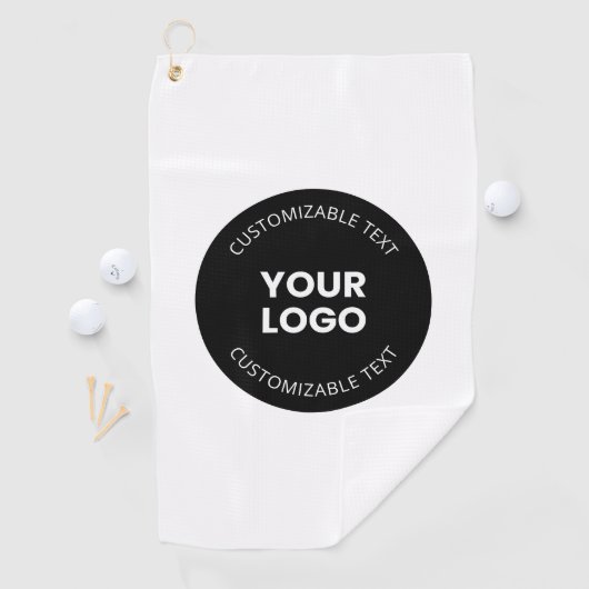 Uw eigen geüploade zakelijke Logo met bewerkbare t Golfhanddoek (Insitu)