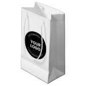 Uw eigen geüploade zakelijke Logo met bewerkbare t Klein Cadeauzakje (Voorkant Gekanteld)