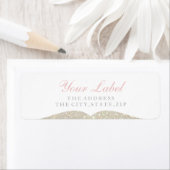 Uw eigen label - Glittered Crest Fab White Gold (Insitu)