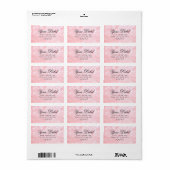 Uw eigen label - Lit Pink Glit Fab (Full Sheet)
