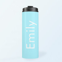 Uw eigen naam of woord | Soft Sky Blue