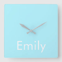Uw eigen naam of woord | Soft Sky Blue