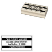 Uw eigen ontwerp adres Rubber Stamp Sjabloon Rubberstempel (Gestempeld)