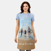 Uw eigen ontwerp Custom Photo Schort met tekst (Gedragen)
