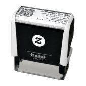 Uw eigen ontwerpadres QR code stempel voorbeeld (Product)