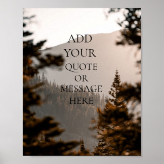 uw eigen poster voor prijsopgave