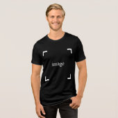 Uw eigen Tri-Blend shirt (Voorkant volledig)