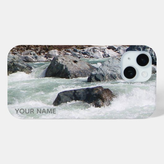 Uw eigen whitewater foto Persoonlijk horizontaal Case-Mate iPhone Case (Achterkant (horizontaal))