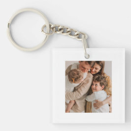Uw familie afbeelding aanpassen sleutelhanger