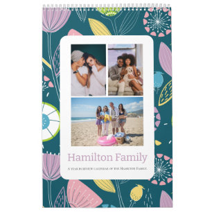 Uw familie foto maand per maand gepersonaliseerd kalender