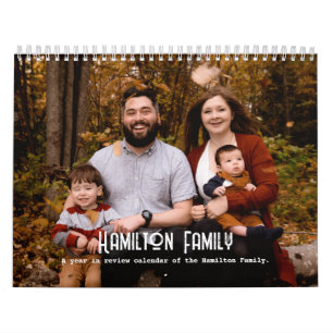 Uw familie foto maand per maand gepersonaliseerd kalender