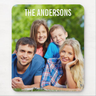 Uw familie Foto & Name Mousepad L Muismat