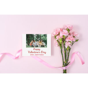 uw familienaam en uw familiefoto notitiekaartje