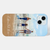 Uw favoriete foto iPhone hoesje met aangepaste tek (Achterkant (horizontaal))