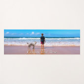 Uw favoriete foto Yoga Mat Gift met aangepaste tek (Voorkant (horizontaal))