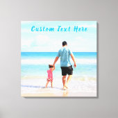 Uw favoriete fotocanvas met aangepaste tekst canvas afdruk (Voorkant)