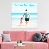 Uw favoriete fotocanvas met aangepaste tekst canvas afdruk (Insitu (Woonkamer))