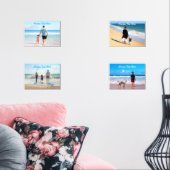 Uw favoriete foto's Wall Art Set met aangepaste te (Woonkamer)